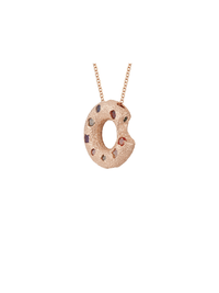 Halo Piece Multiple Style Pendant - Small (Rose Gold) - Necklace | Orange Cube