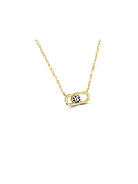 Happiness Lock Necklace - Necklace | Orange Cube