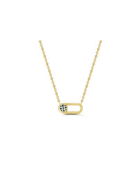 Happiness Lock Necklace - Necklace | Orange Cube