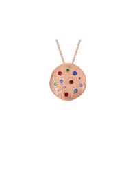 Honour Multiple Style Pendant - Small (Rose Gold) - Necklace | Orange Cube