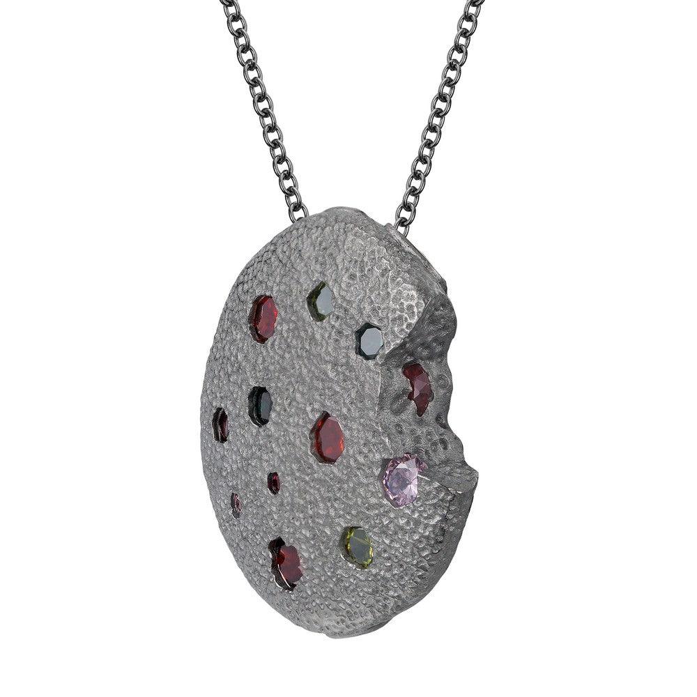 Honour Piece Multiple Style Pendant - Small (Ebony) - Necklace | Orange Cube