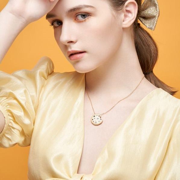 Honour Piece Multiple Style Pendant - Small - Necklace | Orange Cube