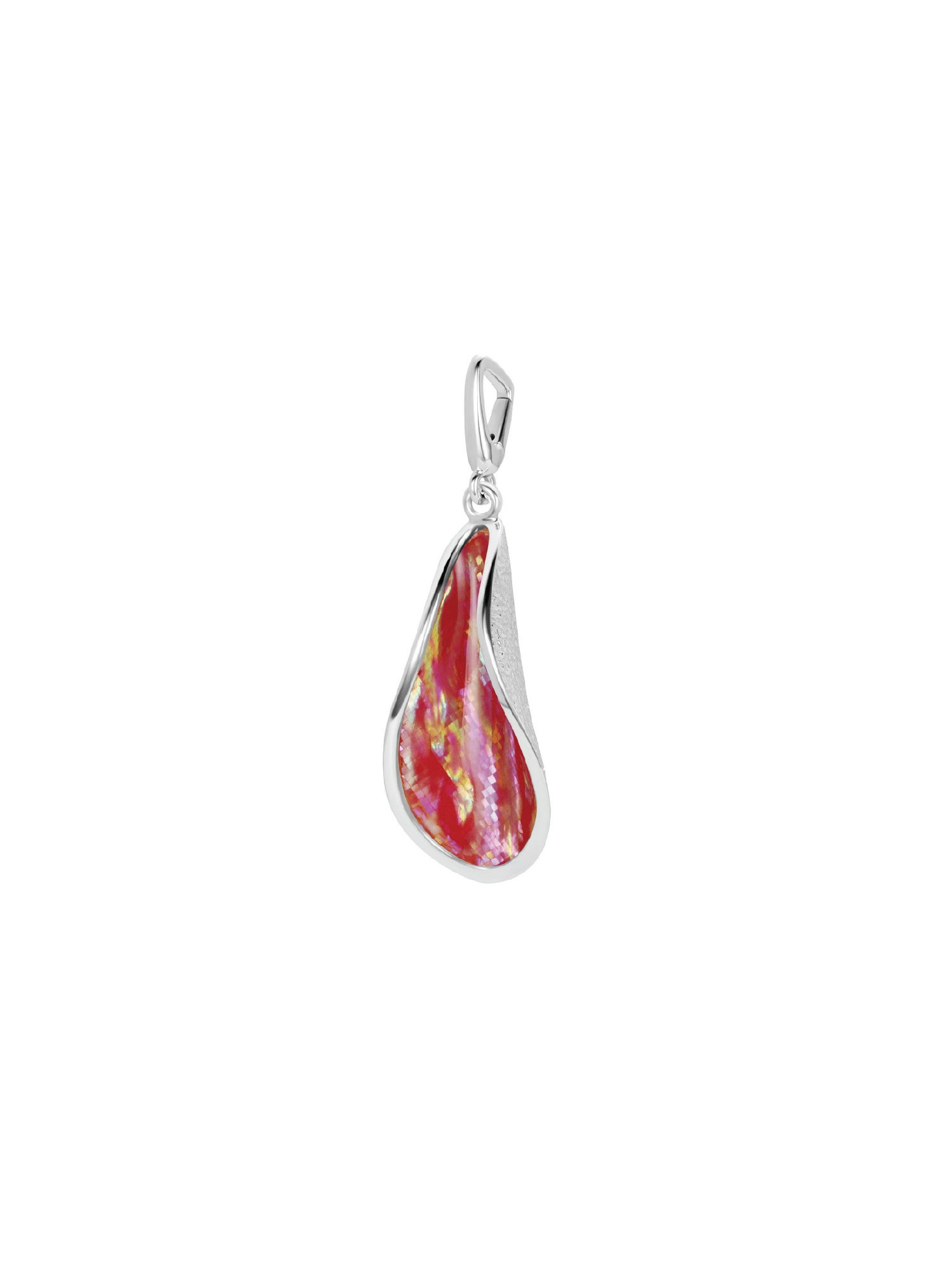 Iris Charm - Red (White) - Charm | Orange Cube