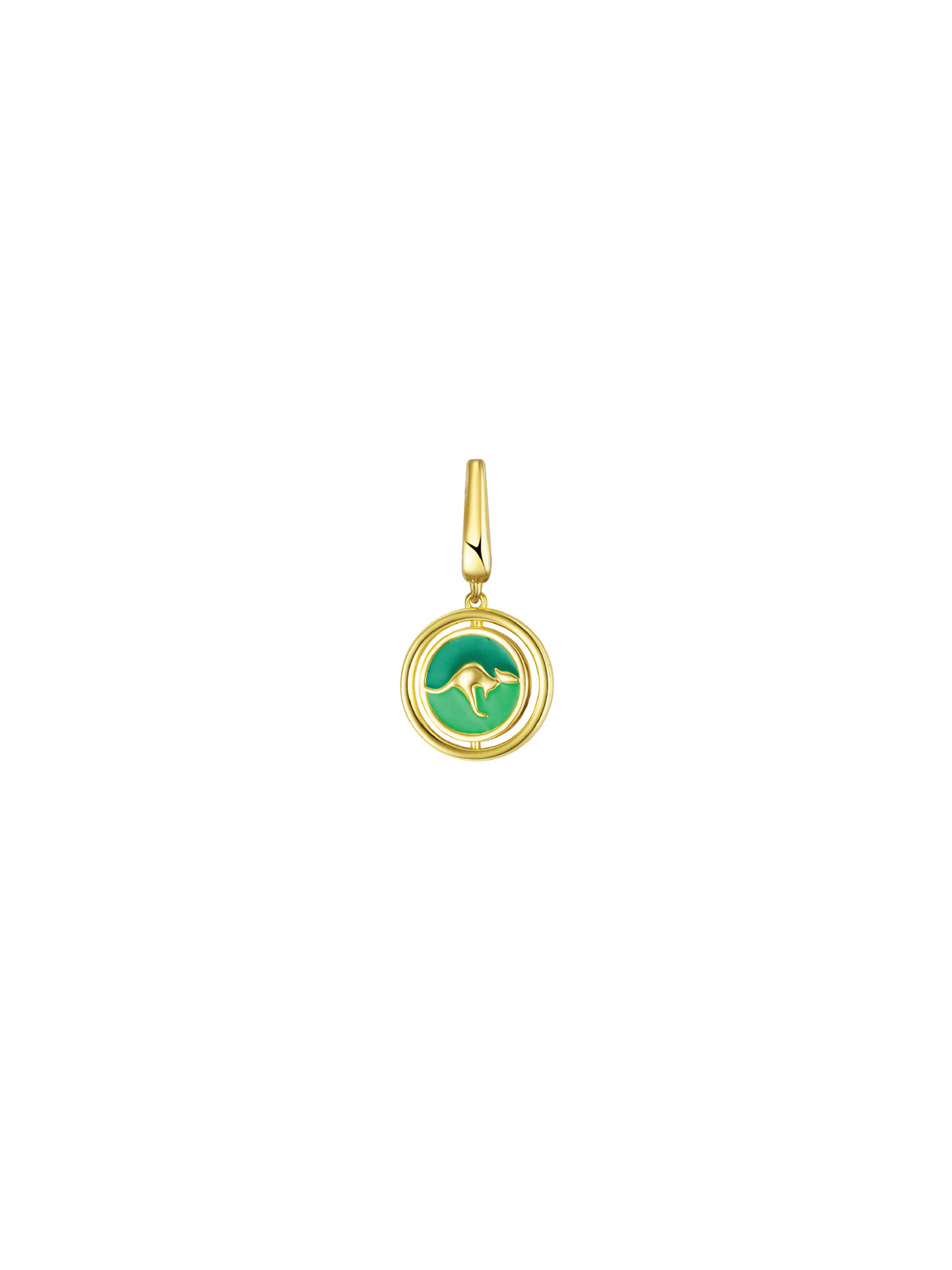 Kangaroo Charm - Green - Charm | Orange Cube
