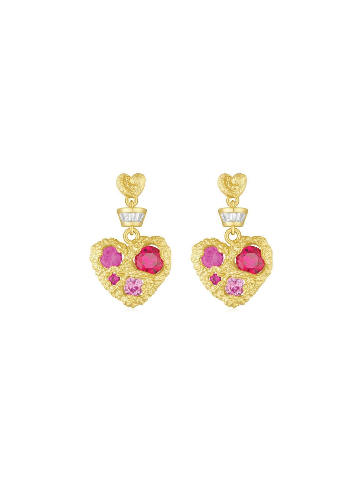 Loveheart Earring (Pair) - Earrings | Orange Cube