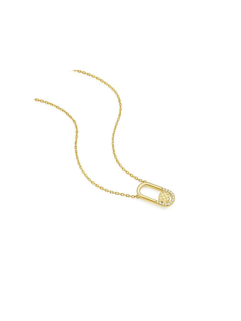 Luck Lock Necklace - Necklace | Orange Cube