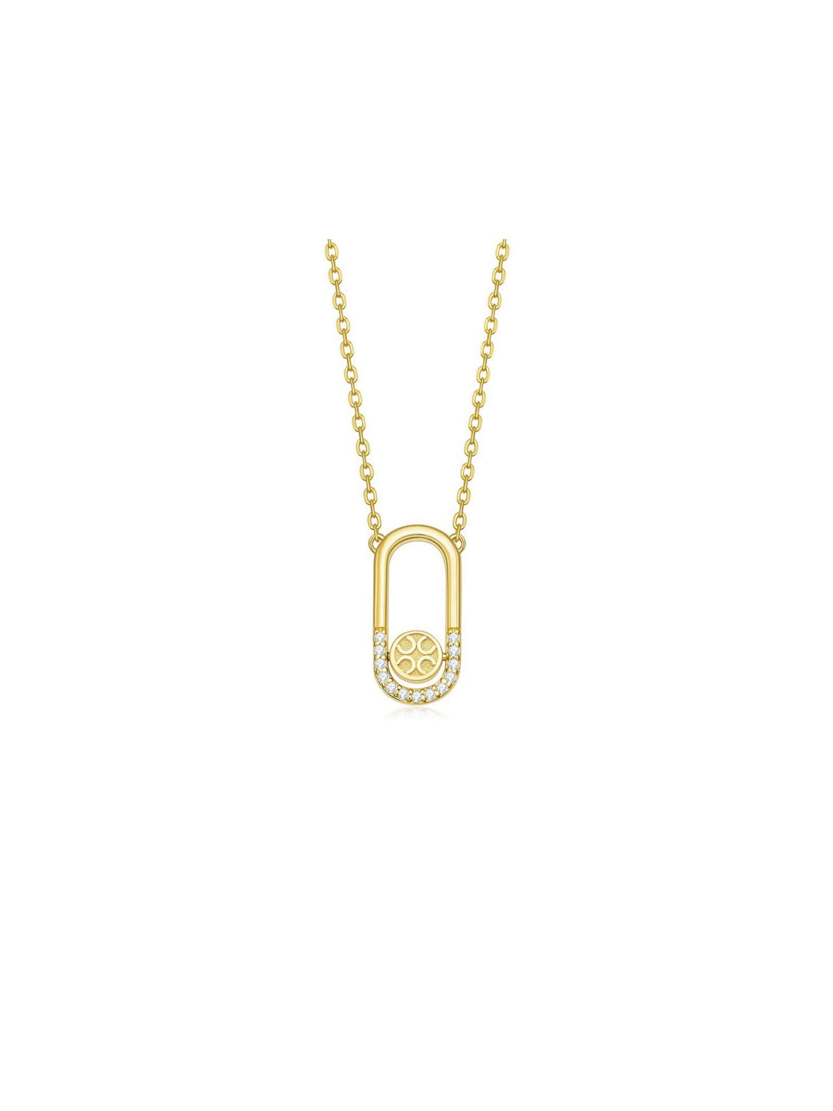 Luck Lock Necklace - Necklace | Orange Cube