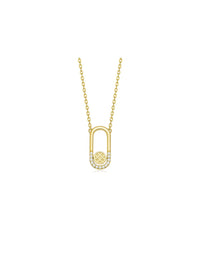 Luck Lock Necklace - Necklace | Orange Cube