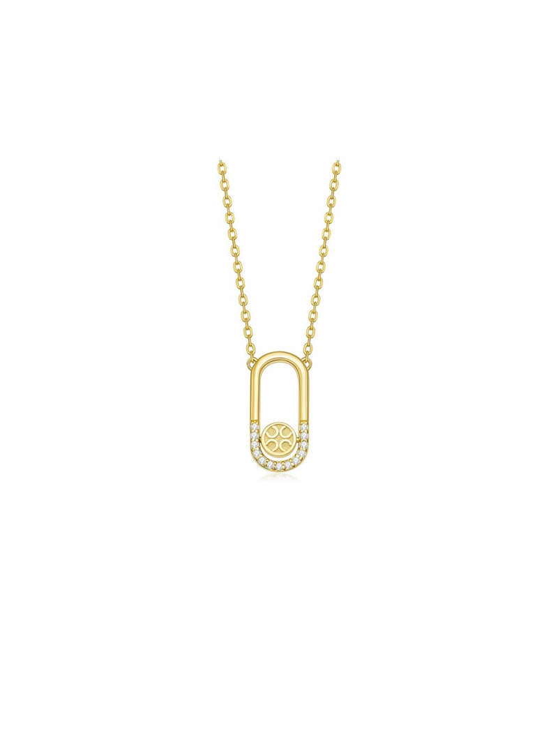 Luck Lock Necklace - Necklace | Orange Cube