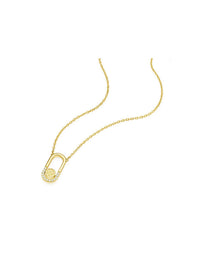 Luck Lock Necklace - Necklace | Orange Cube