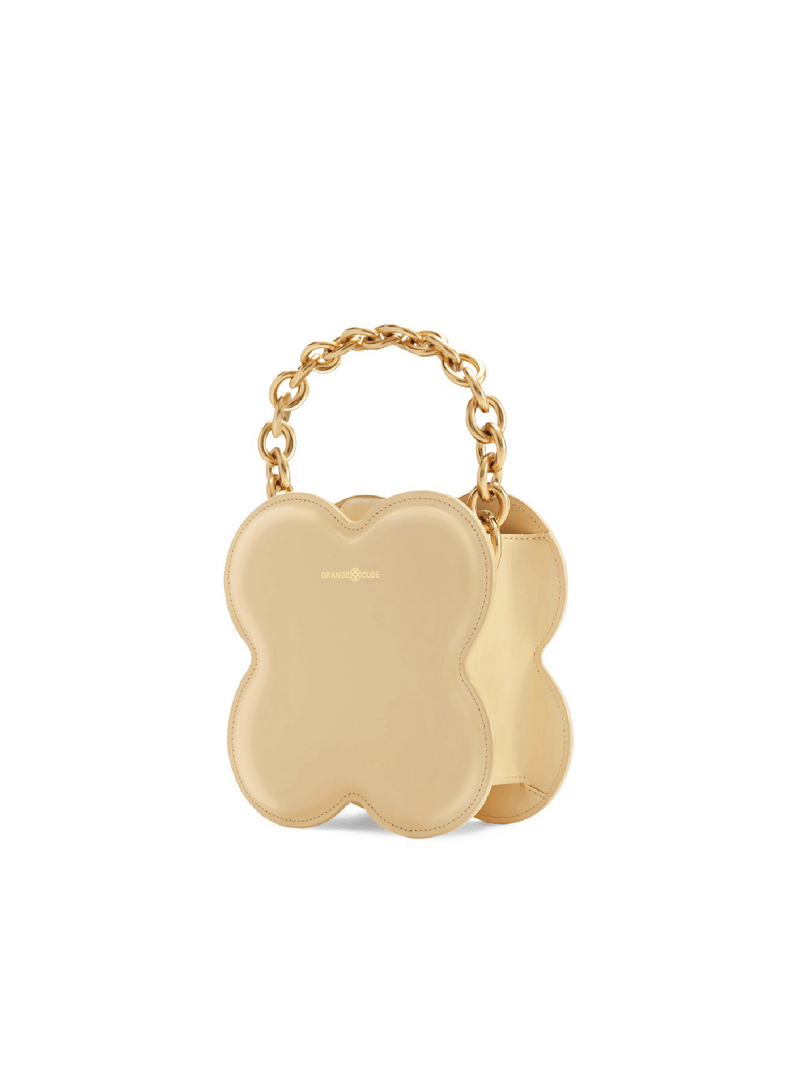 Lucky Clover Handbag - Beige (Large) - Bag | Orange Cube