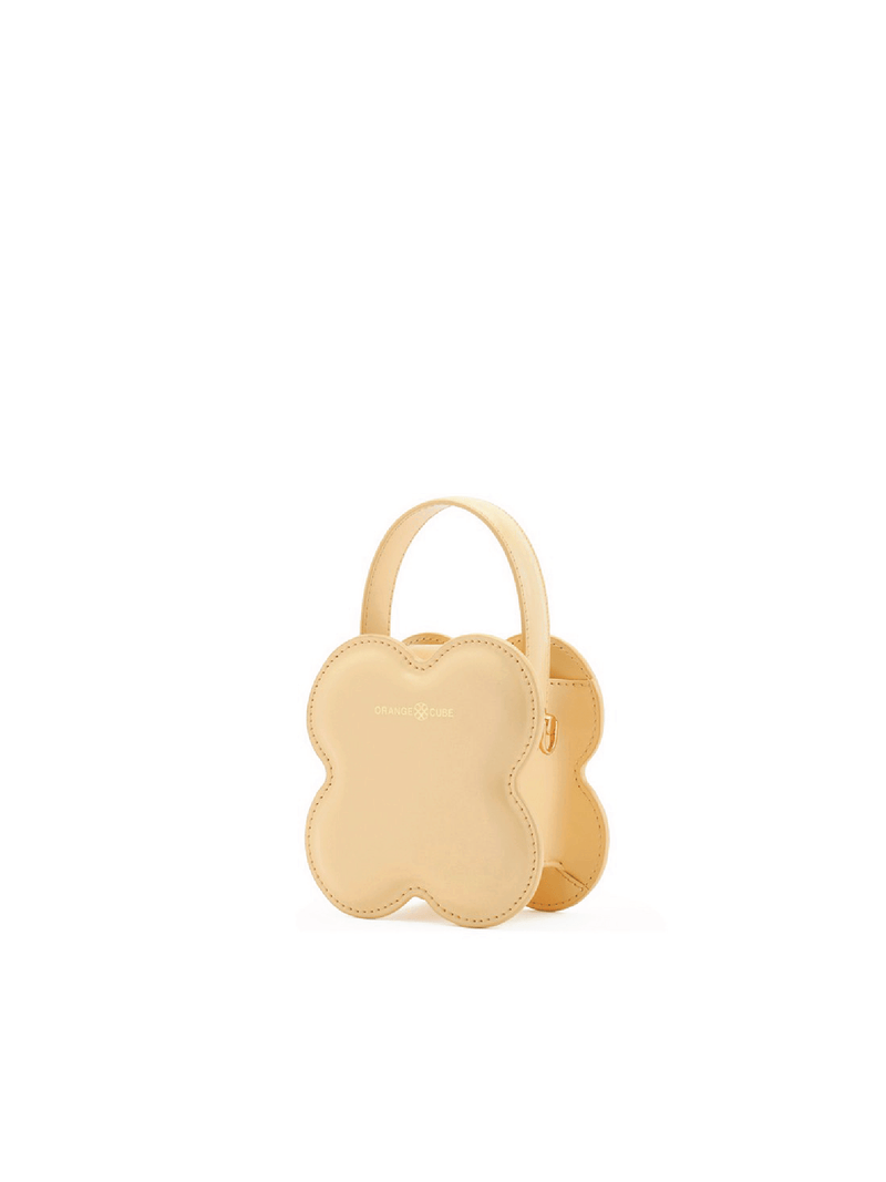 Lucky Clover Handbag - Beige (Small) - Bag | Orange Cube