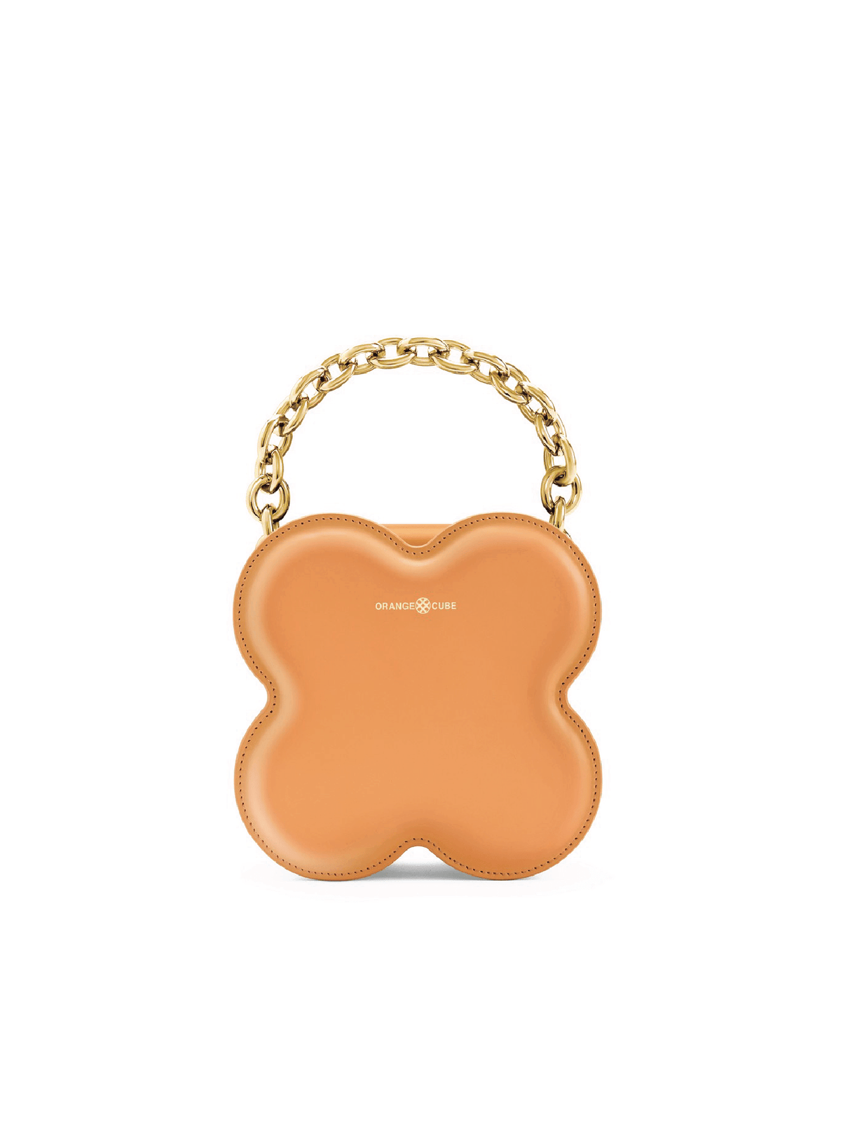 Lucky Clover Handbag - Orange (Large) - Bag | Orange Cube