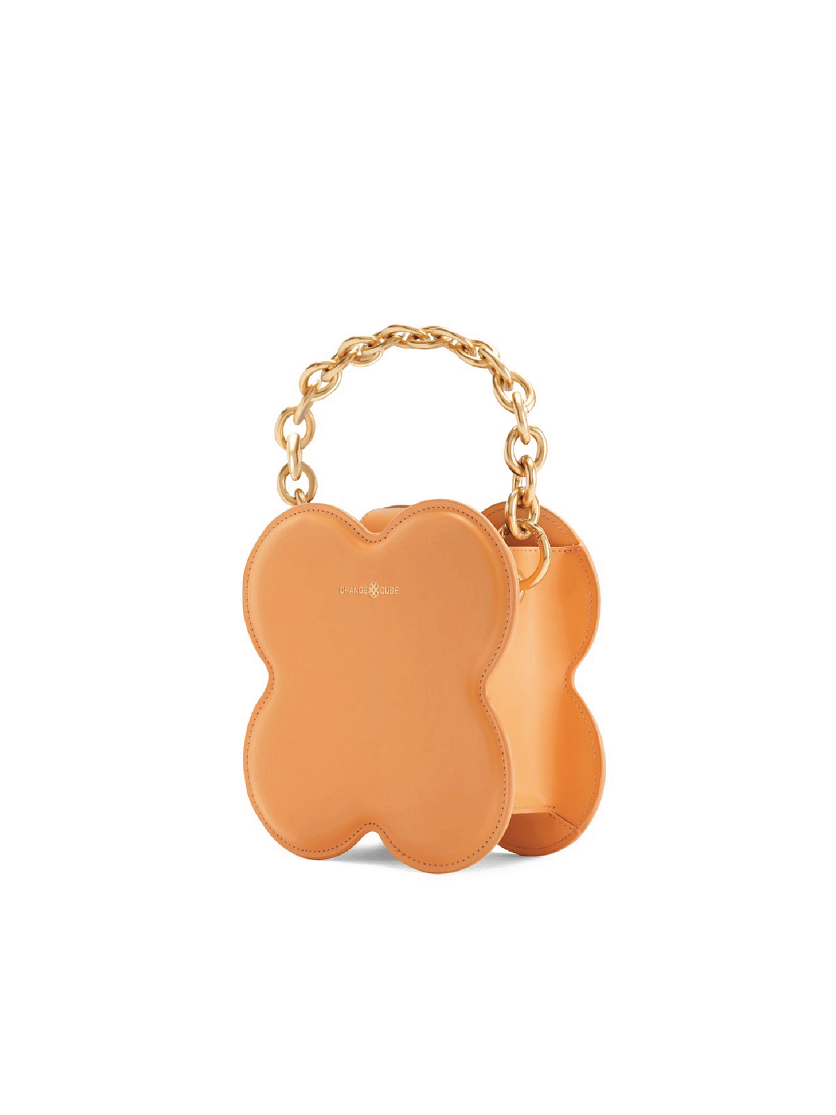 Lucky Clover Handbag - Orange (Large) - Bag | Orange Cube