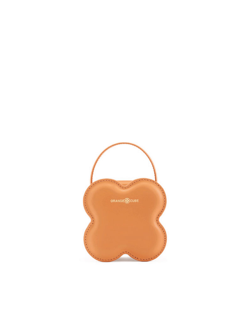 Lucky Clover Handbag - Orange (Small) - Bag | Orange Cube