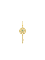 Lucky Clover Key Charm - Charm | Orange Cube