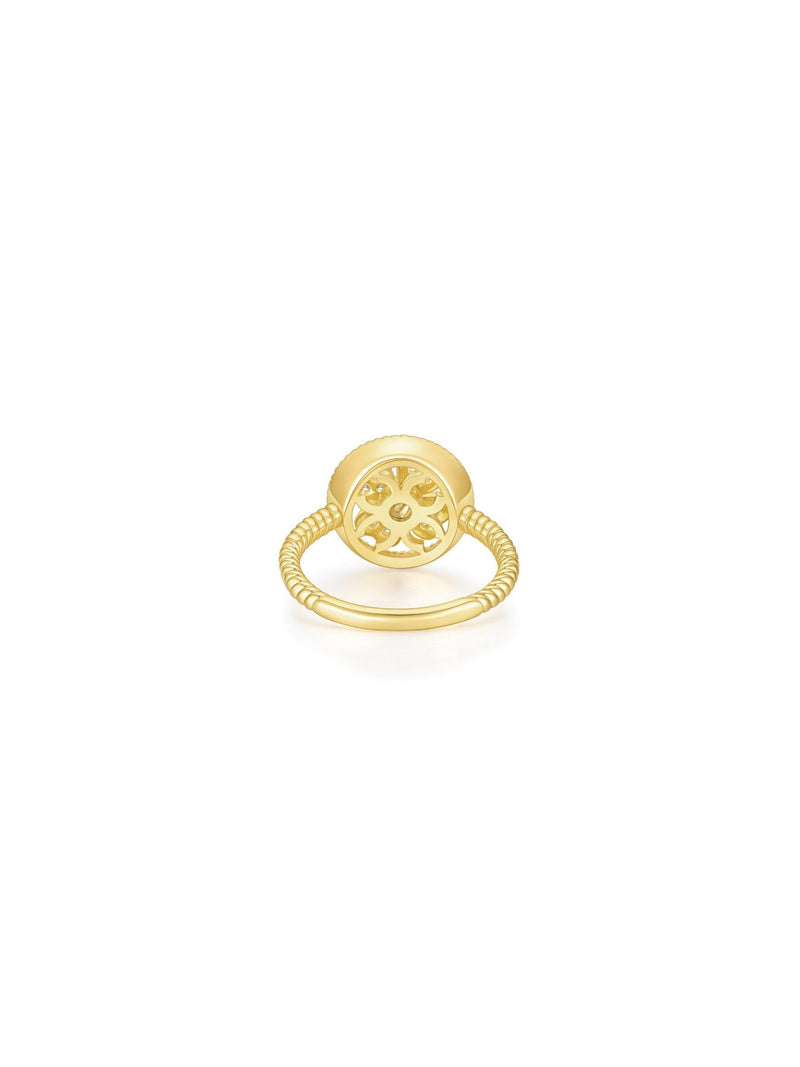 Lucky Clover Ring | Orange Cube