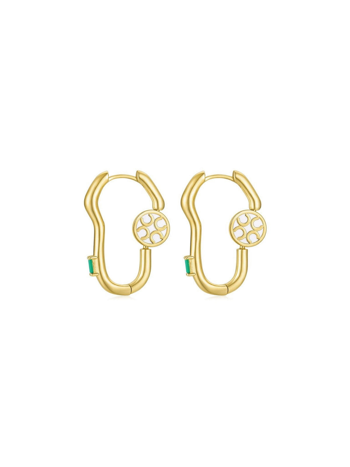 Lucky Roulette Earrings (Pair) - Set | Orange Cube
