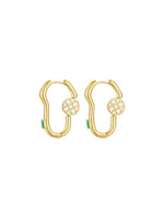 Lucky Roulette Earrings (Pair) - Set | Orange Cube