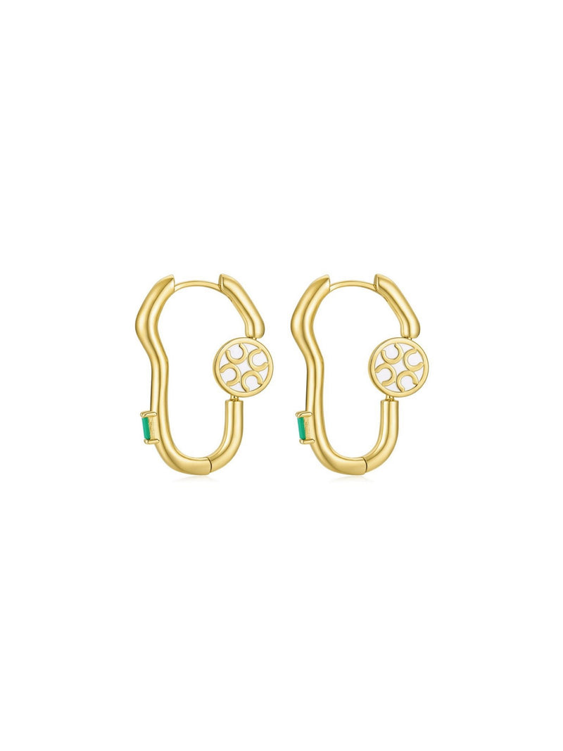 Lucky Roulette Earrings (Pair) - Set | Orange Cube