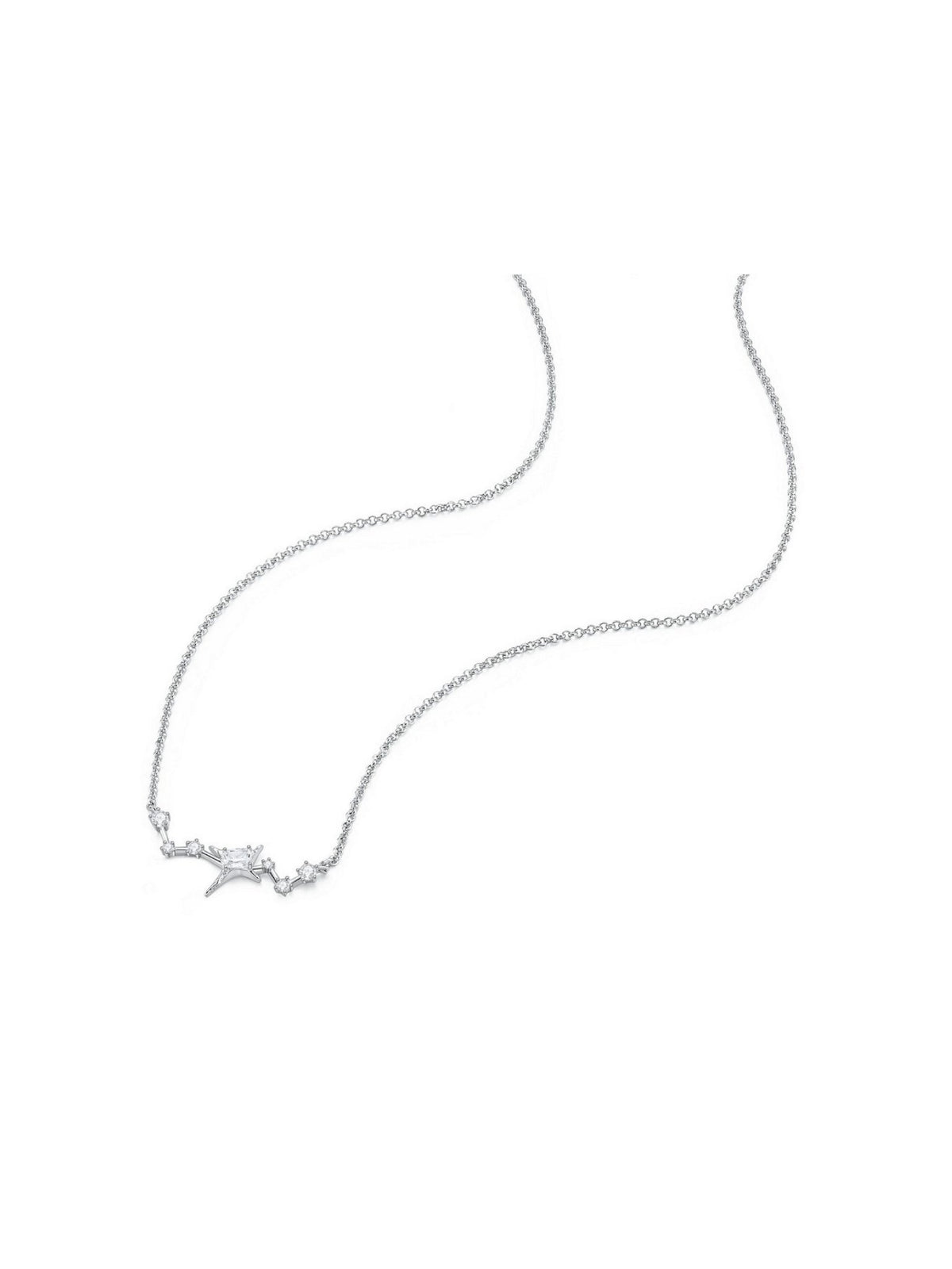 Lucky Star Necklace (White) - Necklace | Orange Cube