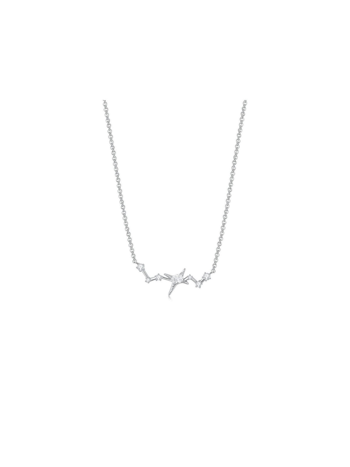 Lucky Star Necklace (White) - Necklace | Orange Cube