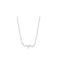 Lucky Star Necklace (White) - Necklace | Orange Cube