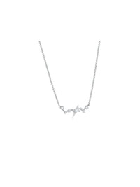 Lucky Star Necklace (White) - Necklace | Orange Cube