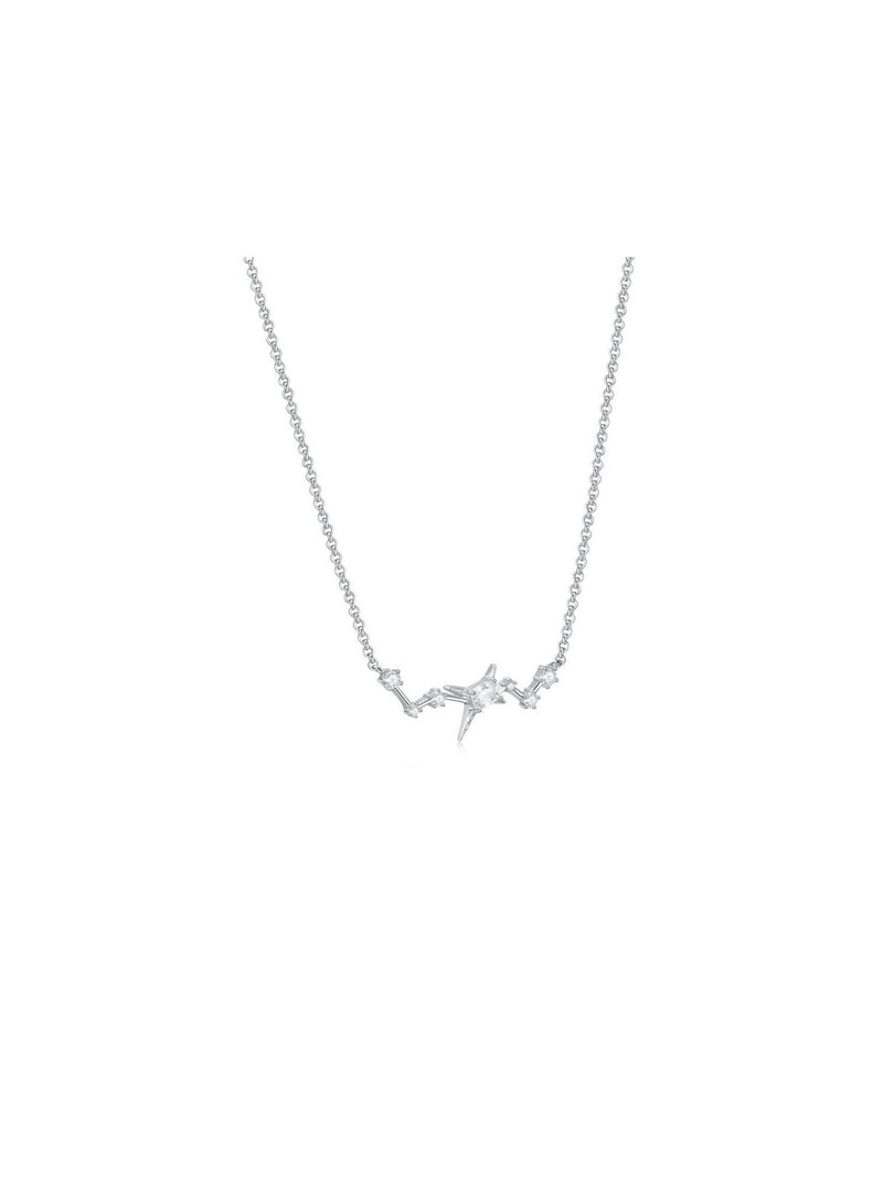 Lucky Star Necklace (White) - Necklace | Orange Cube