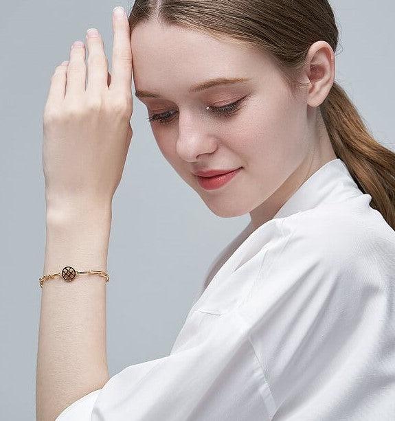 Luna Bracelet - Chunky Chain - Bracelet | Orange Cube