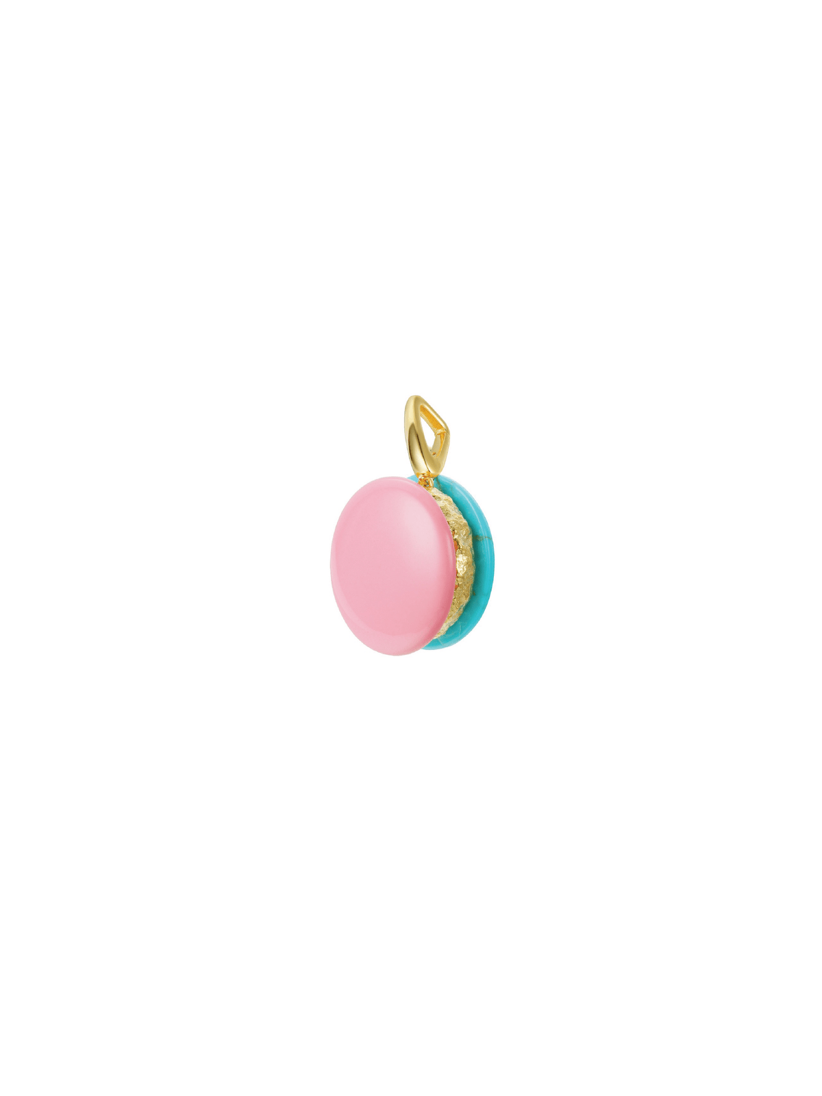 Macaroon Charm - Marble Gold - Charm | Orange Cube