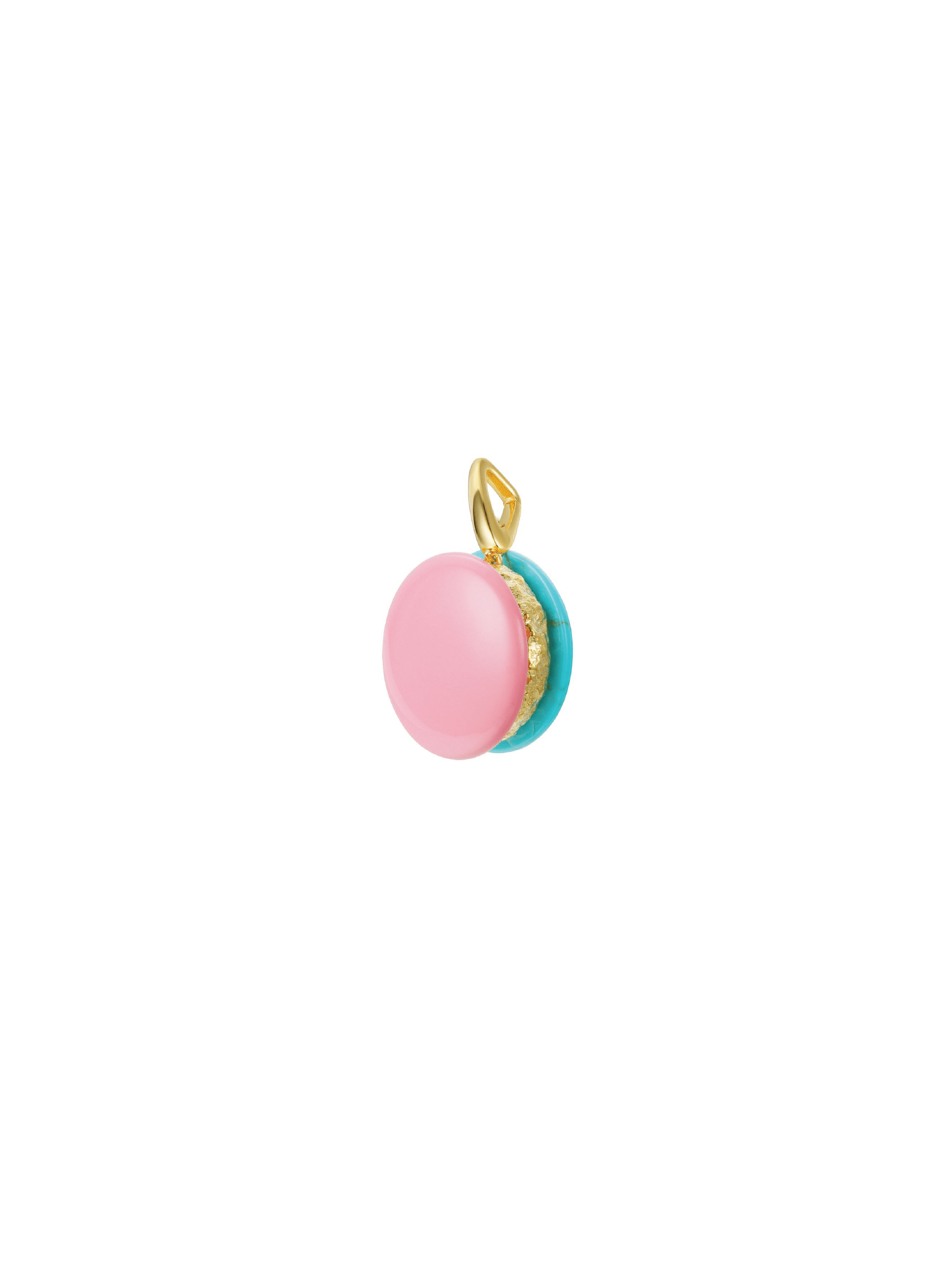 Macaroon Charm - Marble Gold - Charm | Orange Cube