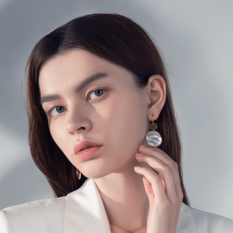 Mirage Earring - Pearl (Single) - Earrings | Orange Cube