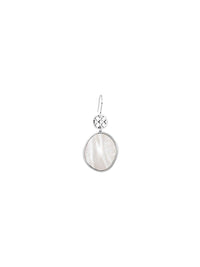Mirage Earring - Pearl (White) (Single) - Earrings | Orange Cube