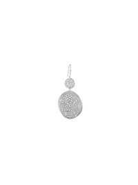Mirage Earring - Textured (White) (Single) - Earrings | Orange Cube