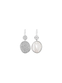 Mirage Earrings (White) (Pair) - Set | Orange Cube
