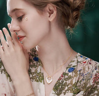 Mirage Pendant - Necklace | Orange Cube