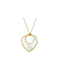 Mirage Pendant - Necklace | Orange Cube