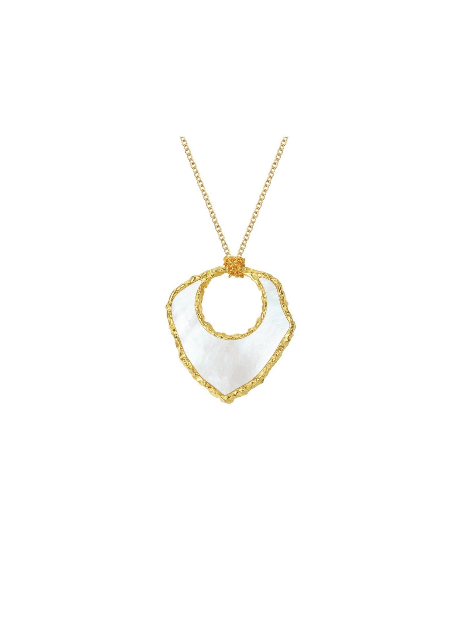 Mirage Pendant - Necklace | Orange Cube