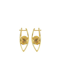 Moreish Earrings (Pair) - Set | Orange Cube