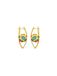 Moreish Earrings (Pair) - Set | Orange Cube