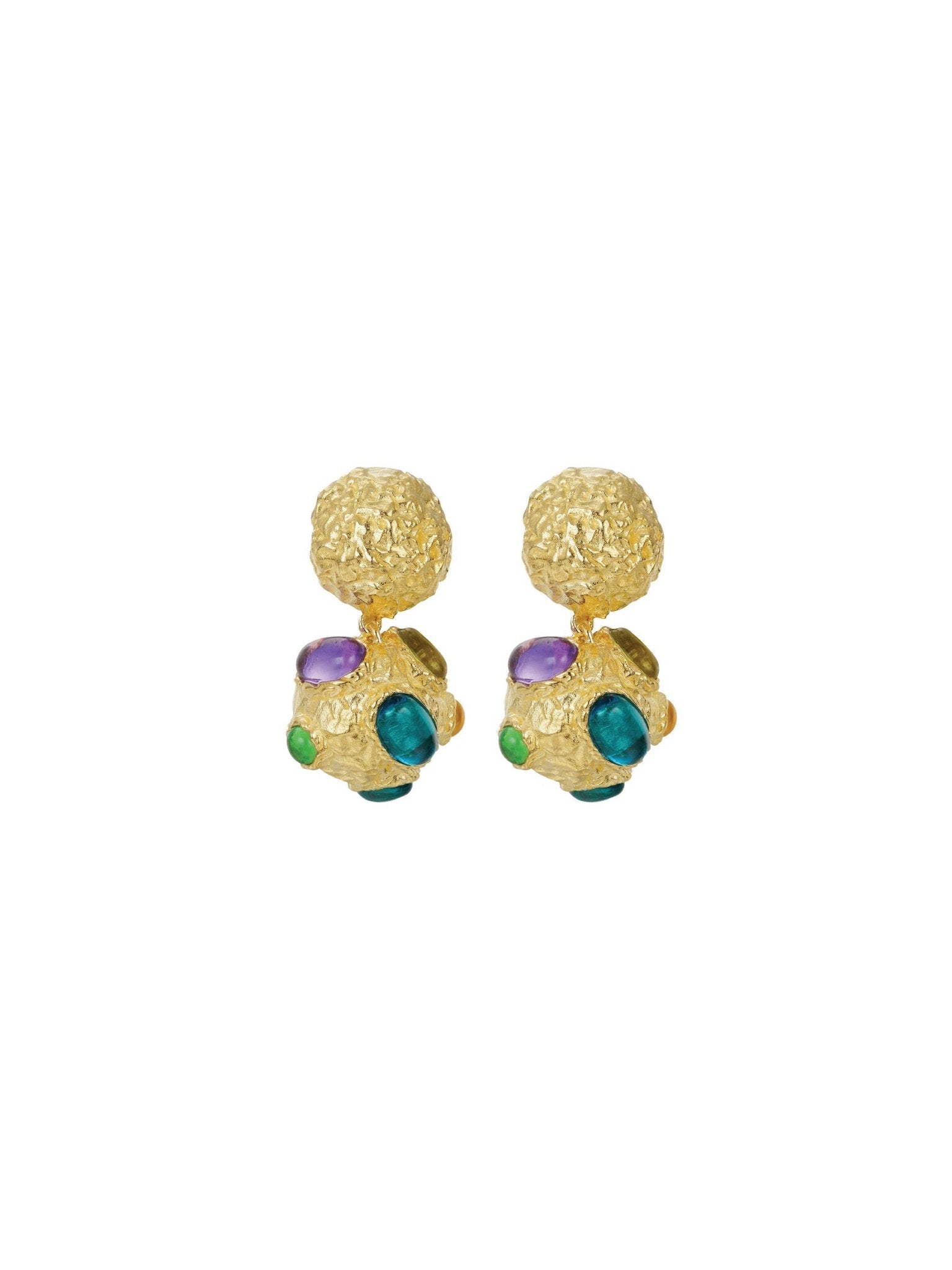 Moreish Earrings - Rocher (Pair) - Set | Orange Cube