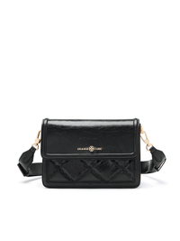 Mosaic Compact Messenger Bag - Black - Bag | Orange Cube