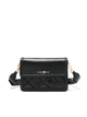 Mosaic Compact Messenger Bag - Black