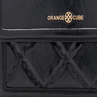 Mosaic Compact Messenger Bag - Black - Bag | Orange Cube
