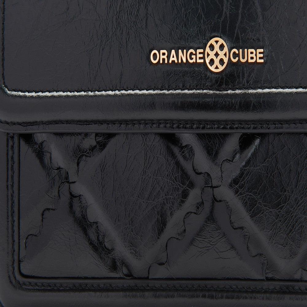 Mosaic Compact Messenger Bag - Black - Bag | Orange Cube