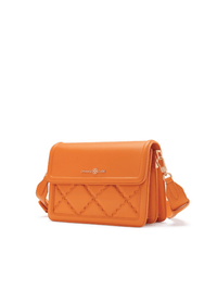 Mosaic Compact Messenger Bag - Orange - Bag | Orange Cube