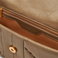 Mosaic Diamond Chain Bag - Khaki - Bag | Orange Cube