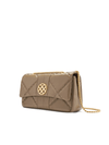 Mosaic Diamond Chain Bag - Khaki - Bag | Orange Cube