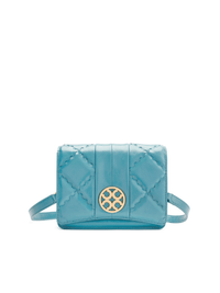 Mosaic Diamond Crossbody Bag - Blue - Bag | Orange Cube